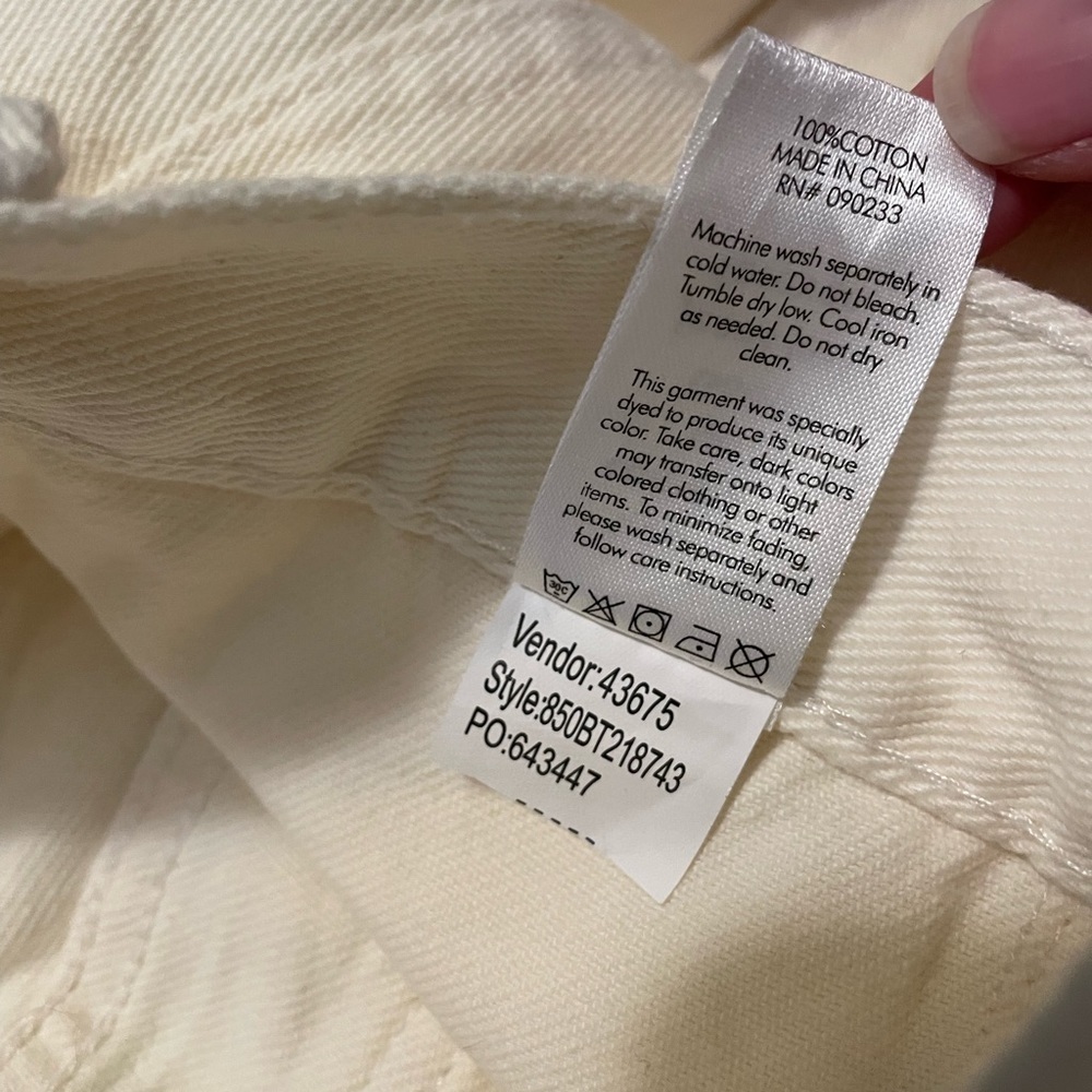 Pacsun Graphic Skate Cargo Sketchbook Trousers In Off White Size 25 - Picture 13 of 13